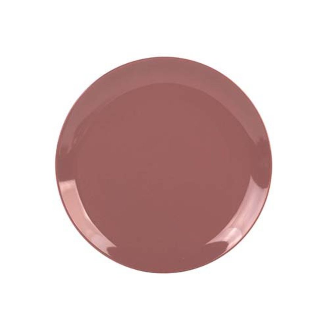 Fotografia para o produto Prato raso em porcelana D26cm vermelho blush