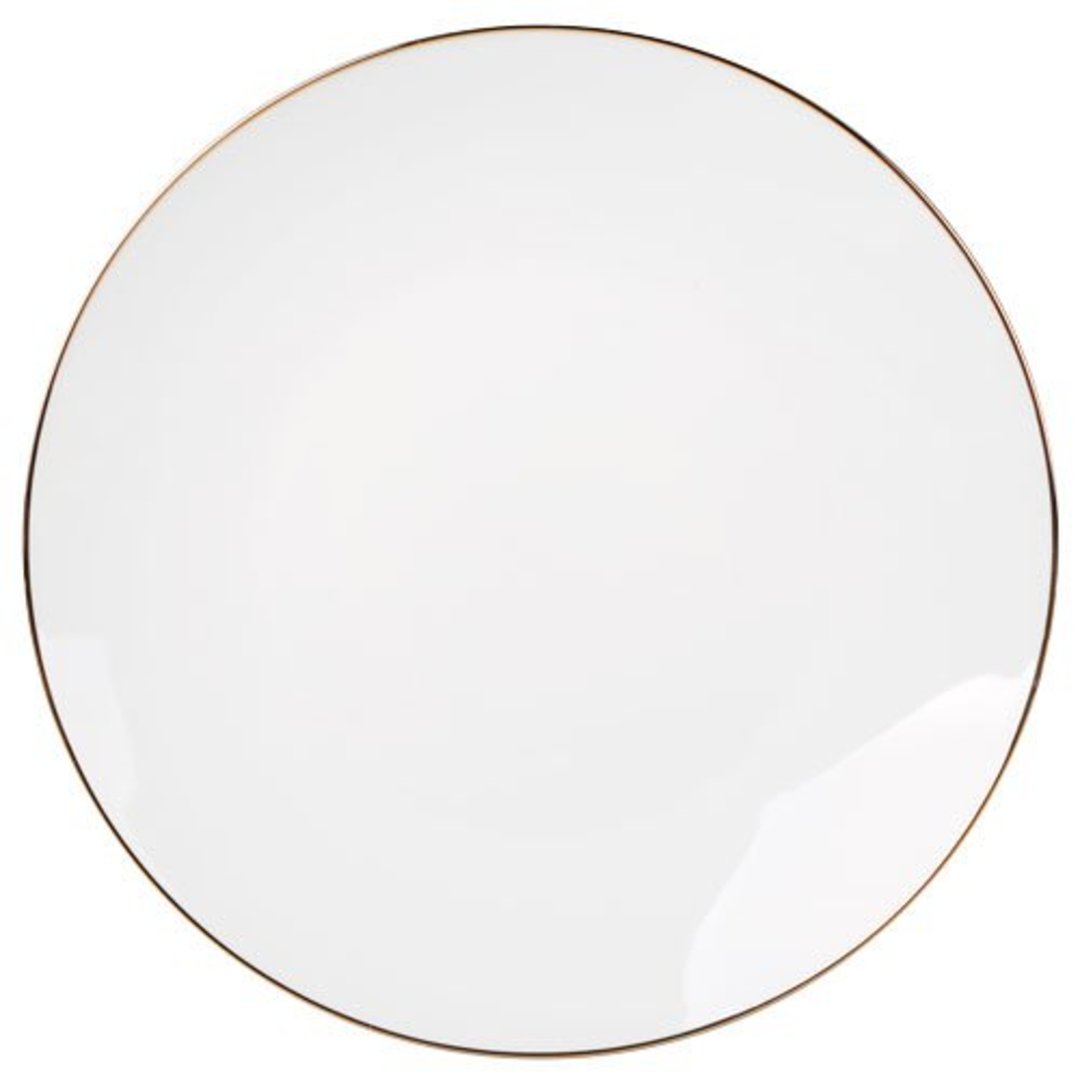 Imagem ilustrativa para Prato raso em porcelana D27cm branco
