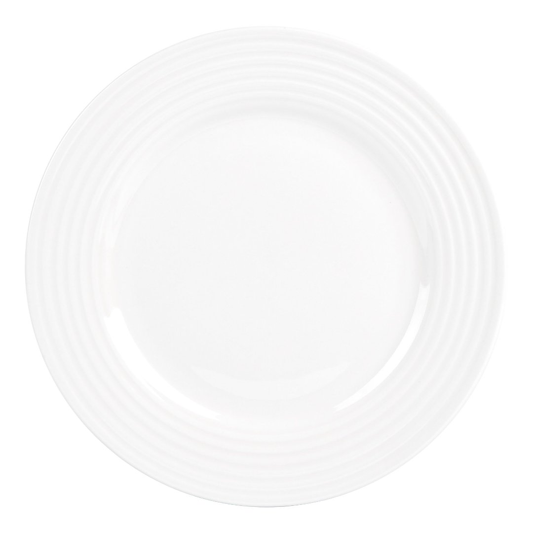 Fotografia para o produto Prato raso em porcelana Ø26,7cm cor branca