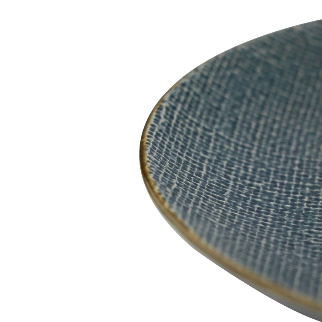 Fotografia para o produto Prato raso em cerâmica 027,5cm cor azul