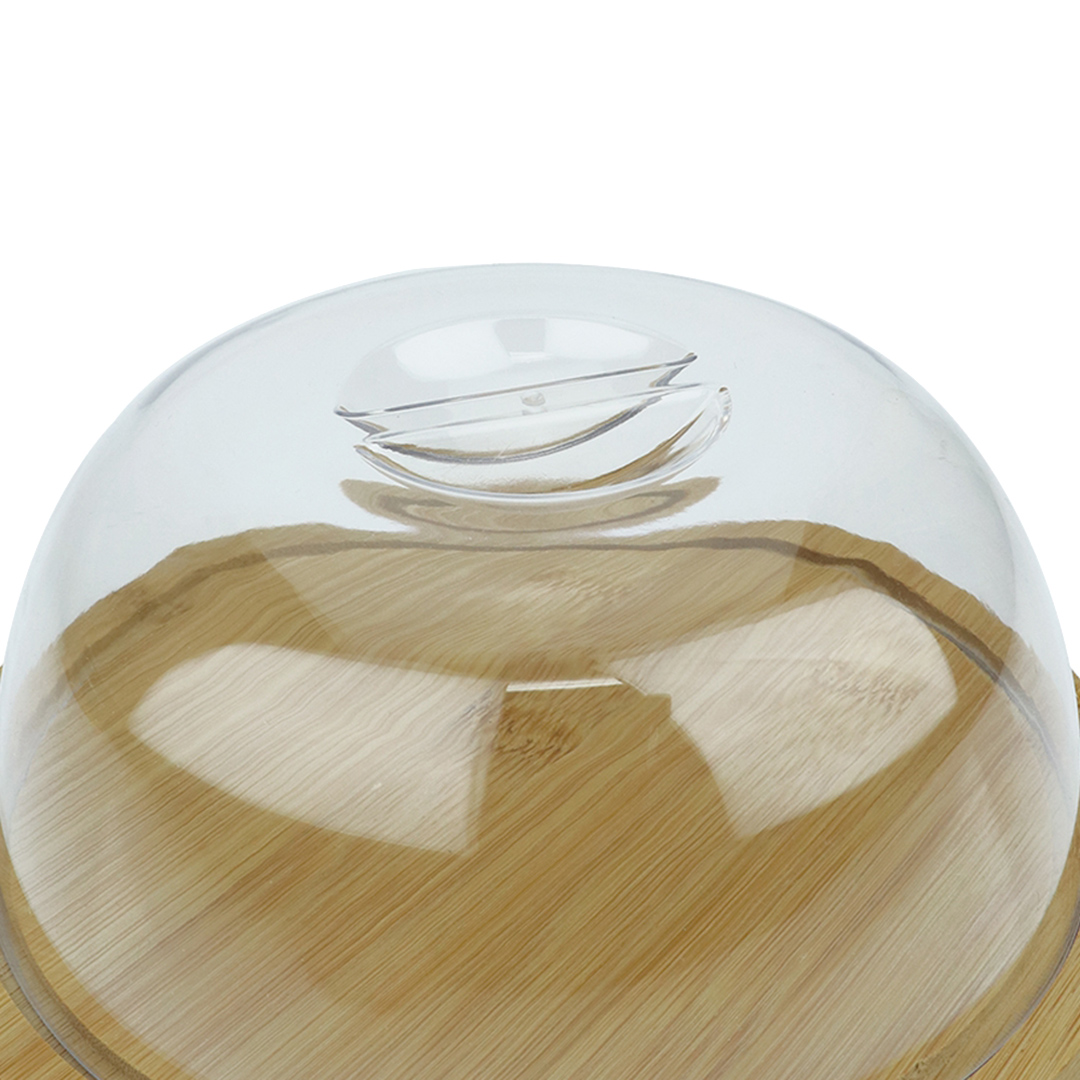 Fotografia para o produto Queijeira em bambu D18.8xA8cm