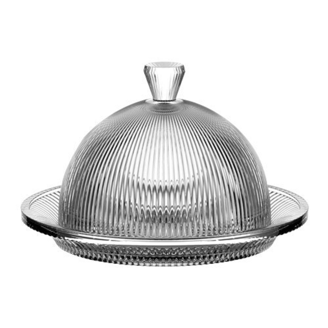 Fotografia para o produto Queijeira em cristal ecológico com tampa D20xA13cm