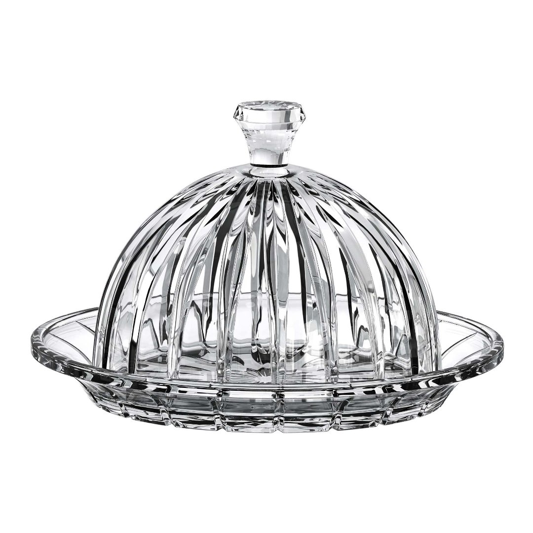 Imagem ilustrativa para Queijeira em cristal ecológico com tampa D20xA13cm