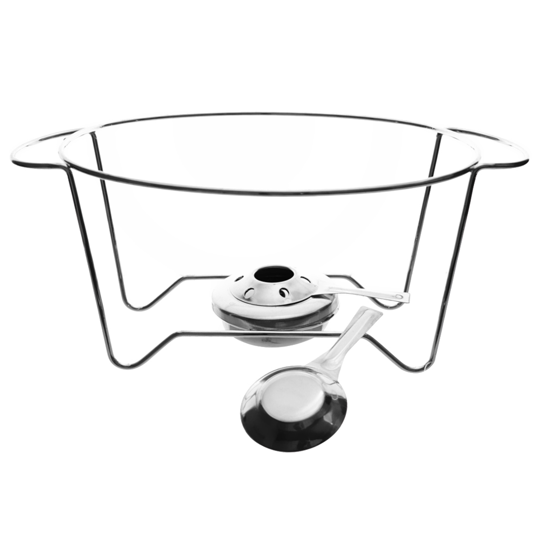 Fotografia para o produto Rechaud oval em porcelana com queimador L37xP24,5xA22cm