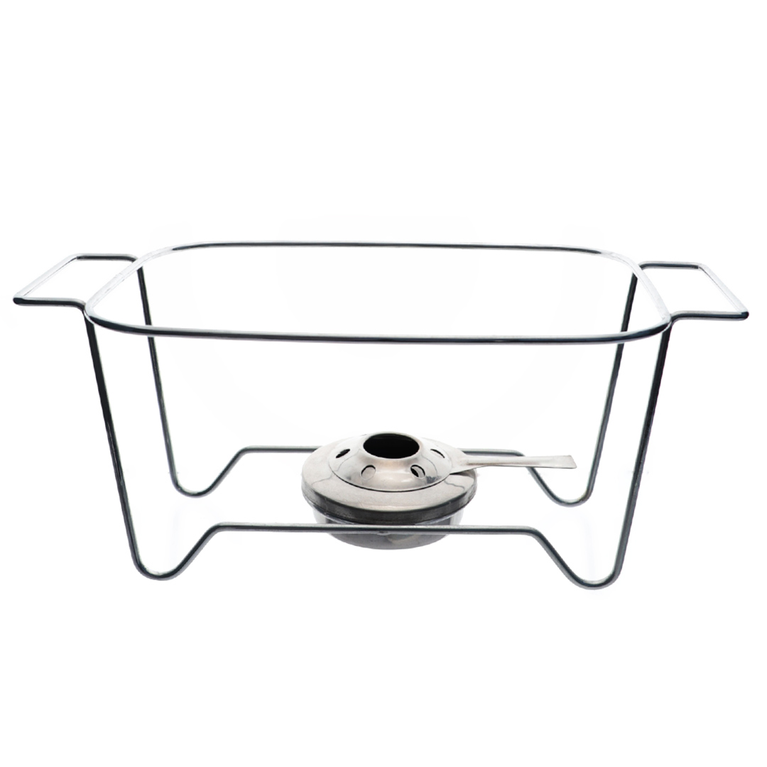 Fotografia para o produto Rechaud retangular em porcelana com queimador L33,5xP26xA23,5cm