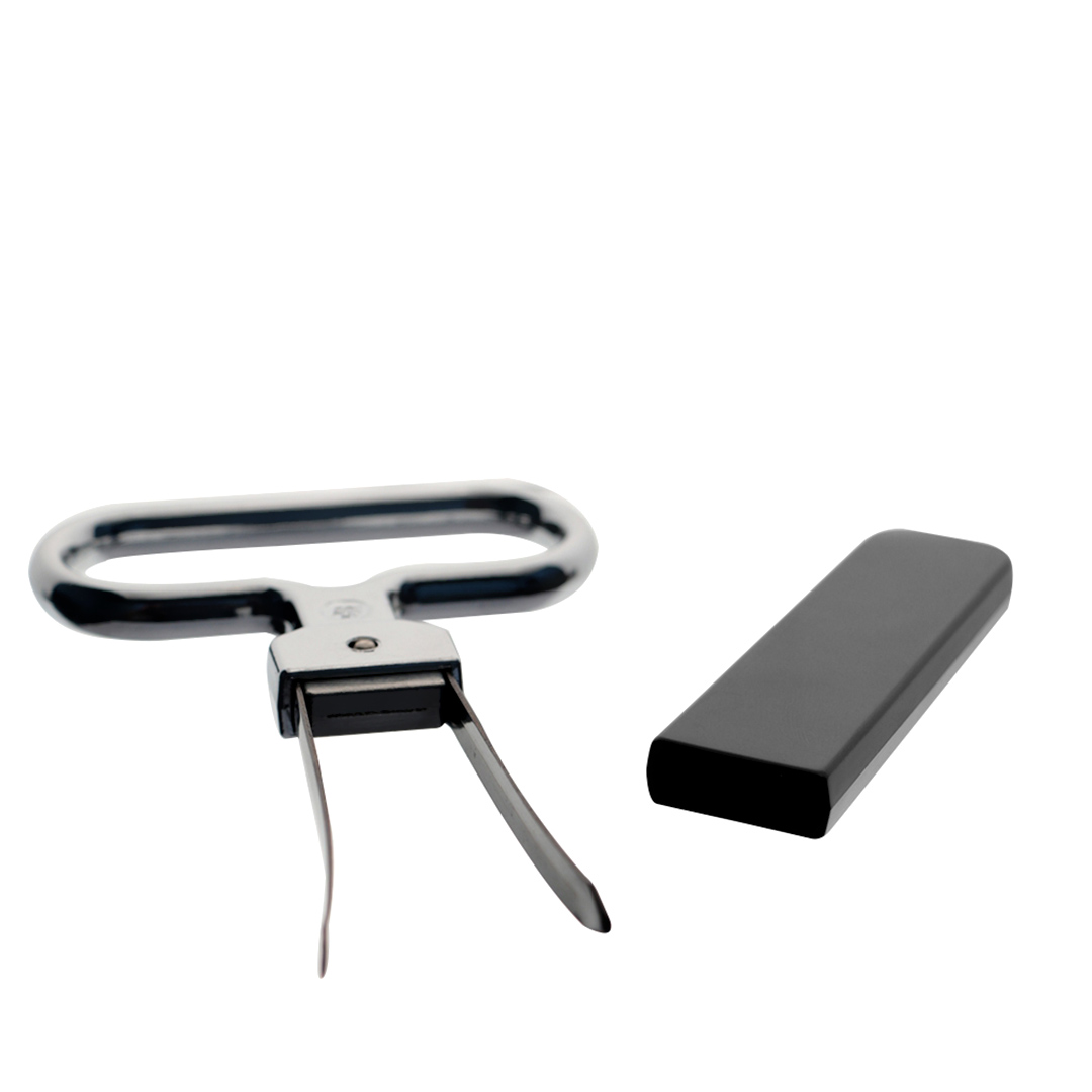 Fotografia para o produto Saca-rolhas duas lâminas em aço inox L7xP1,5xA12,5cm