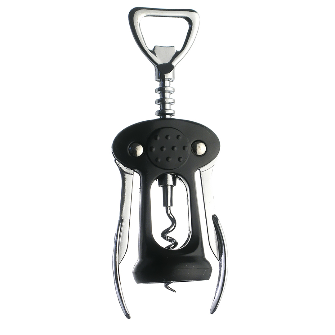 Imagem ilustrativa para Saca-rolhas em zamac e plastico P4xL6xA17cm preto