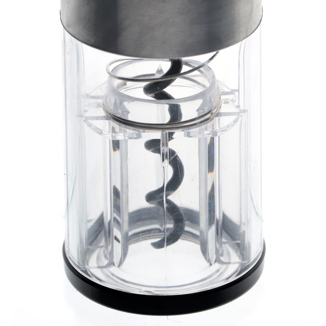 Fotografia para o produto Saca rolhas USB em alumínio e ABS 04,82xA18,3cm