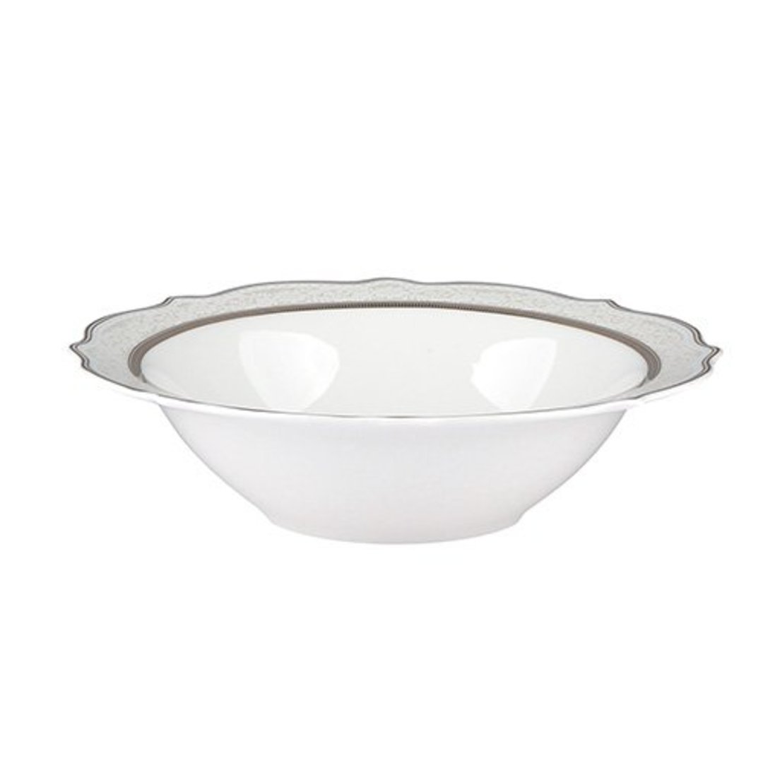 Fotografia para o produto Saladeira em new bone china com filado dourado 300ml D17,5cm Fotografia para o produto Saladeira em new bone china com filado dourado 300ml D17,5cm