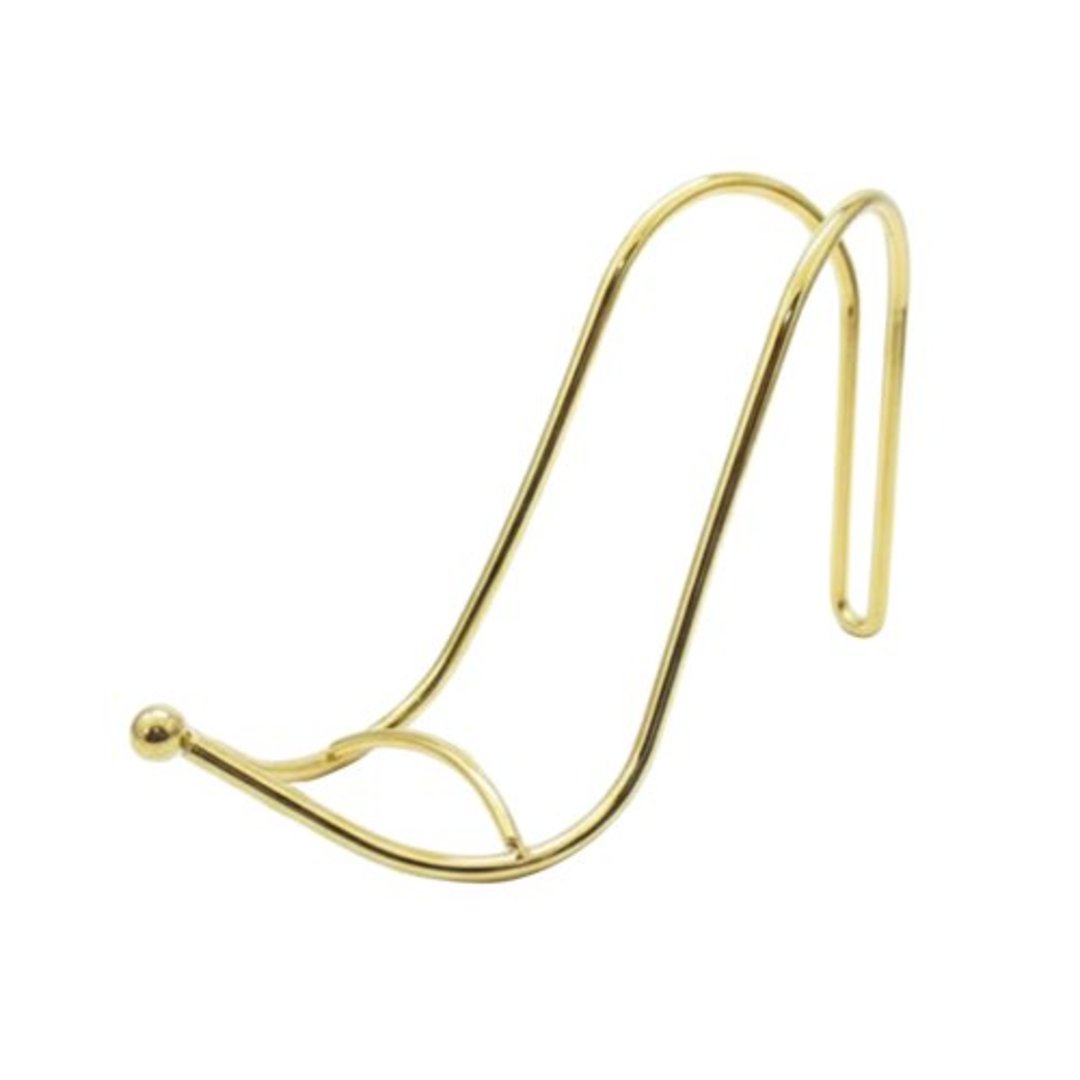 Imagem ilustrativa para Suporte para 1 garrafa de vinho em metal P20xL7xA11cm dourado