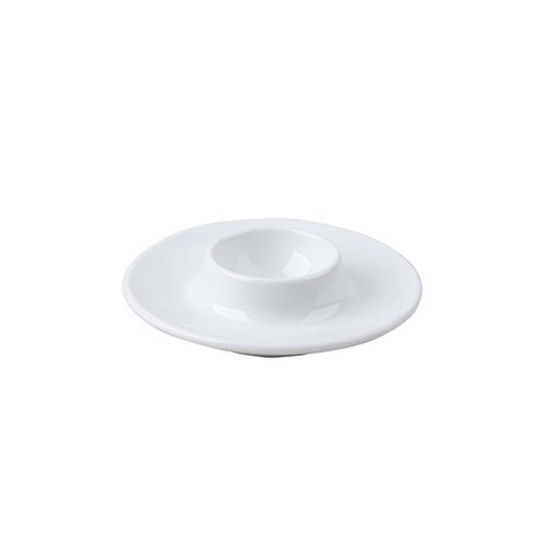 Fotografia para o produto Suporte para ovo em porcelana D10xA2,5cm branco