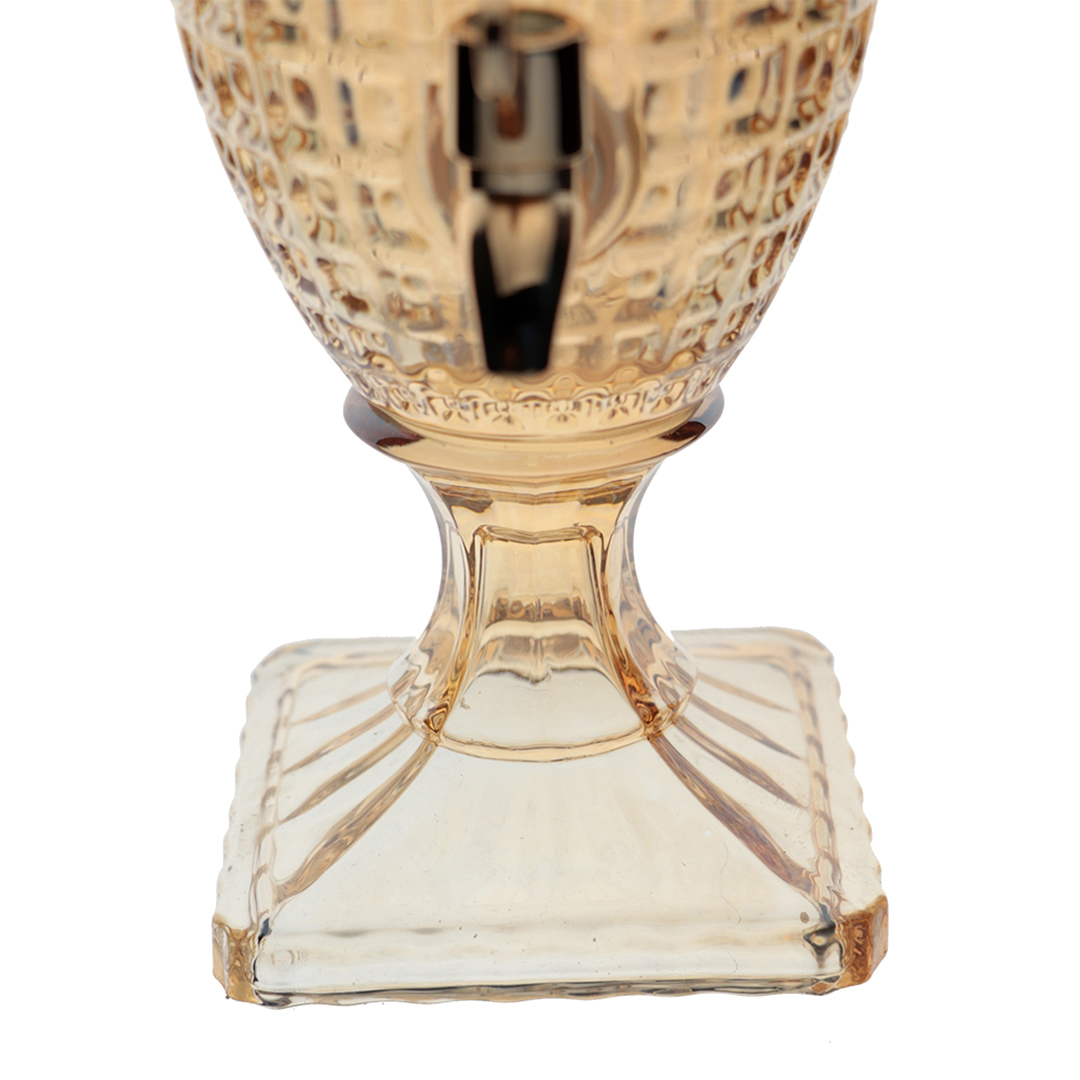 Fotografia para o produto Suqueira com pé em cristal ecológico 2l cor âmbar