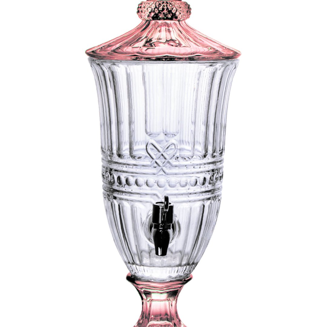 Fotografia para o produto Suqueira em cristal ecológico 2l pé/tampa cobre