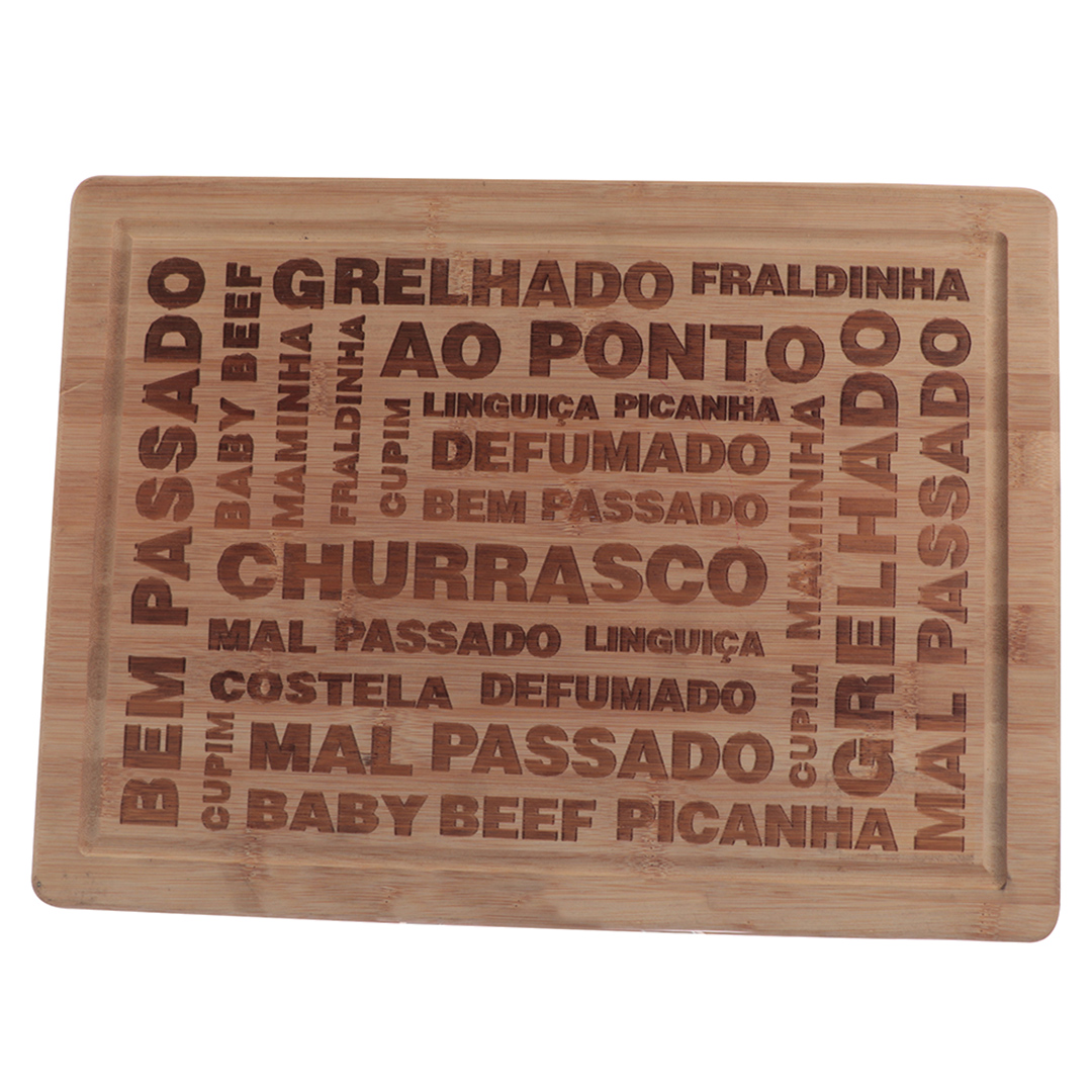 Imagem ilustrativa para Tábua para corte em bambu L39xP29xA1,8cm