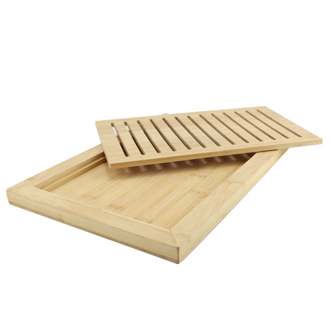 Fotografia para o produto Tábua para cortar pão em bambu L38xP25xA2cm