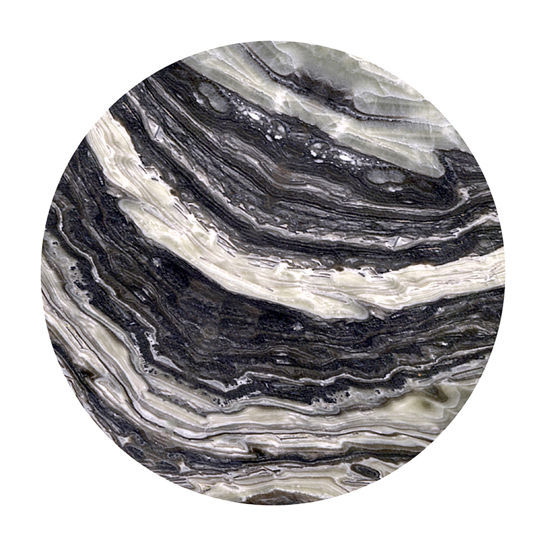 Imagem ilustrativa para Tábua redonda mármore em vidro 20cm