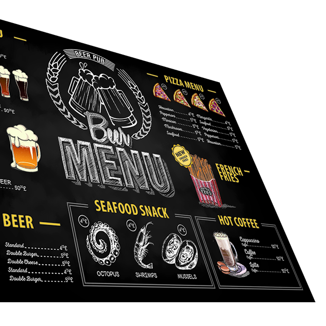 Fotografia para o produto Tábua retangular Beer Time em vidro L40xP30cm