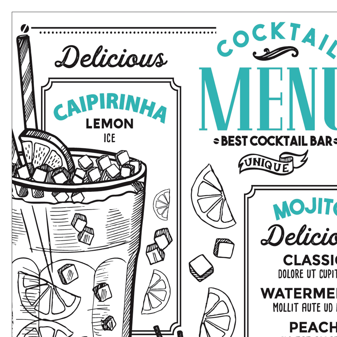 Fotografia para o produto Tábua retangular Cocktail em vidro L30xP20cm cor branca