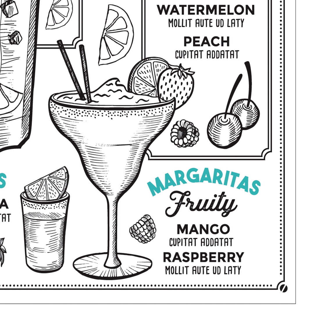 Fotografia para o produto Tábua retangular Cocktail em vidro L30xP20cm cor branca