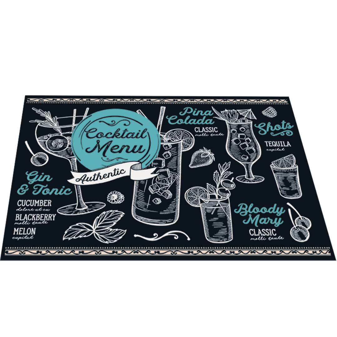 Fotografia para o produto Tabua retangular Drink em vidro L30xP20cm