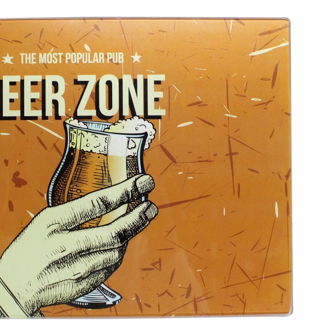 Fotografia para o produto Tabua retangular em vidro L30xP20cm