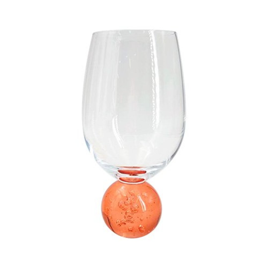 Imagem ilustrativa para Taça para vinho em cristal 450ml A16cm terracota