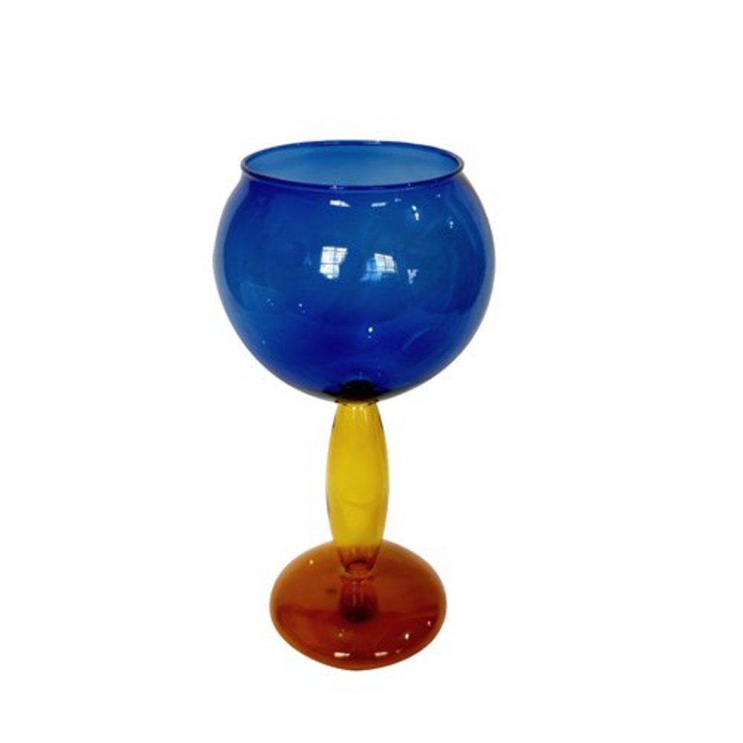 Imagem ilustrativa para Taça em vidro borossilicato 420ml A20cm colorido