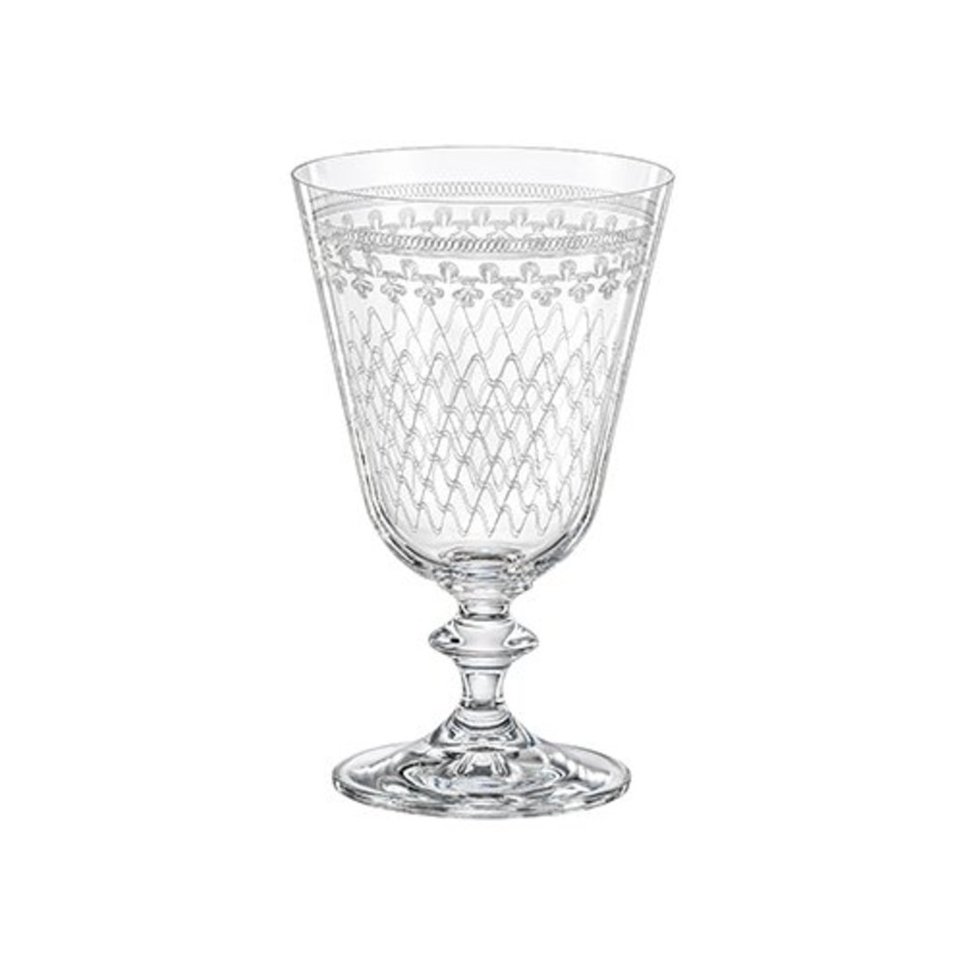 Fotografia para o produto Taça para agua pantografada em cristal 350ml A15,5cm