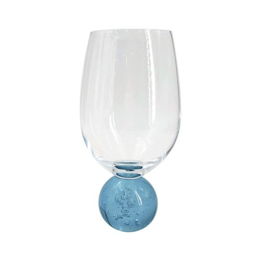 Imagem ilustrativa para Taça para vinho em cristal 450ml A16cm azul petróleo