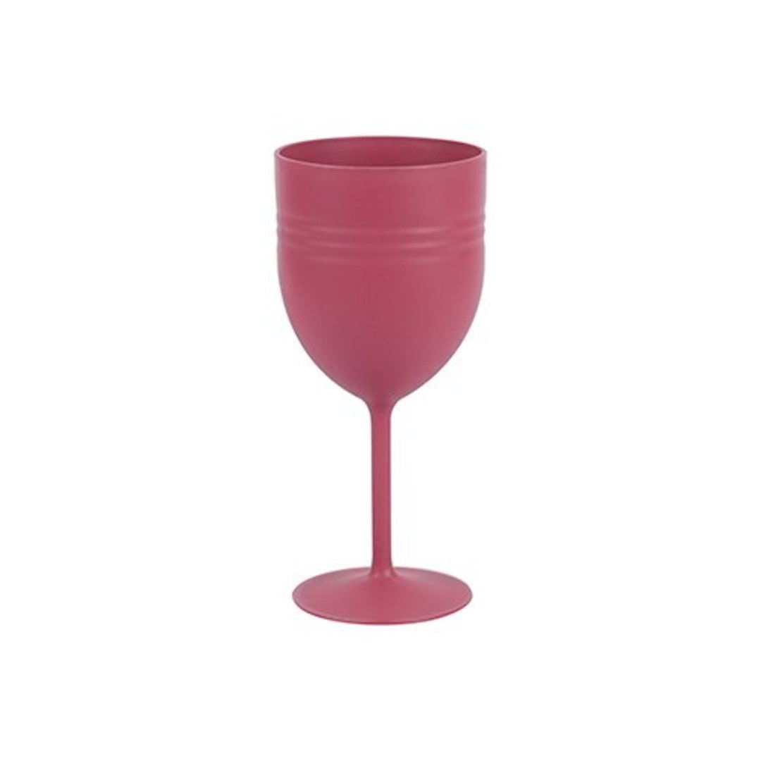 Fotografia para o produto Taça para vinho em fibra de trigo e polipropileno A17,9cm bordô Fotografia para o produto Taça para vinho em fibra de trigo e polipropileno A17,9cm bordô