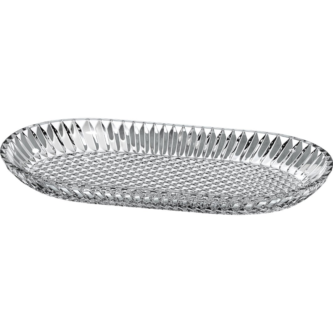 Imagem ilustrativa para Travessa oval em vidro P12,6xL22,8xA2,3cm