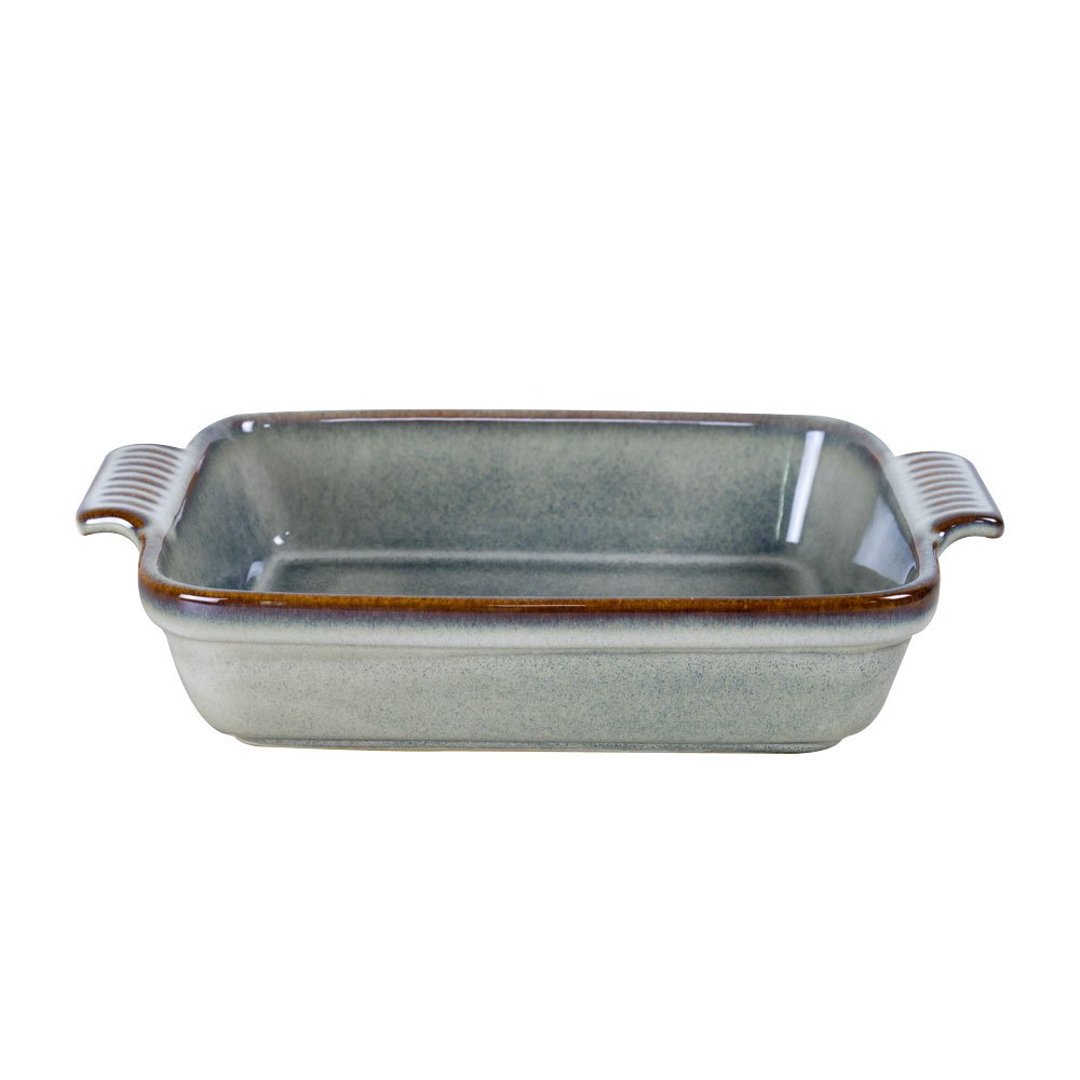 Imagem ilustrativa para Assadeira retangular Jade em ceramica 680ml P14xL22xA5cm verde