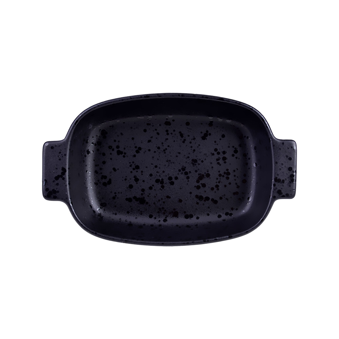 Fotografia para o produto Travessa retangular em cerâmica com alça L23,8xP14,5xA5cm Fotografia para o produto Travessa retangular em cerâmica com alça L23,8xP14,5xA5cm