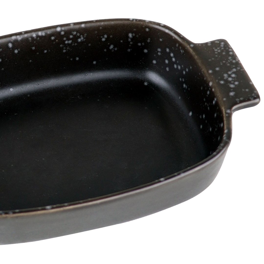 Fotografia para o produto Travessa retangular em cerâmica com alça L24xP14,5xA5cm cor marrom