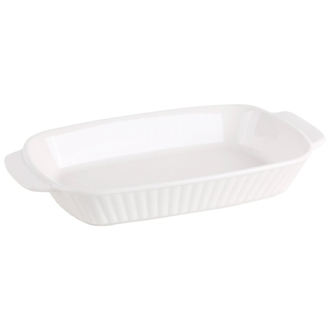 Imagem ilustrativa para Travessa retangular em porcelana L27xP15xA3,8cm