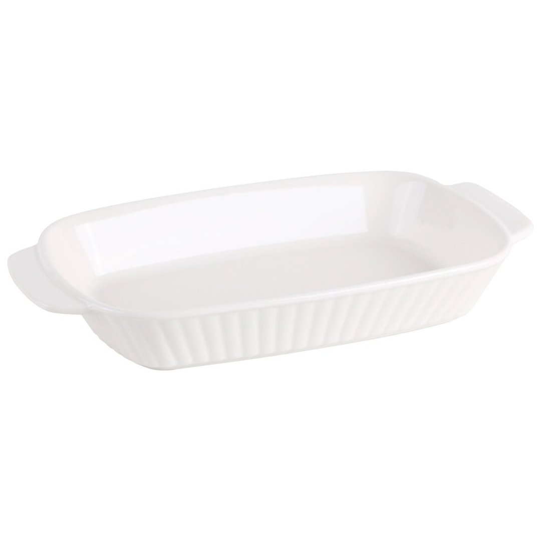 Imagem ilustrativa para Travessa retangular em porcelana L29xP16xA4,5cm