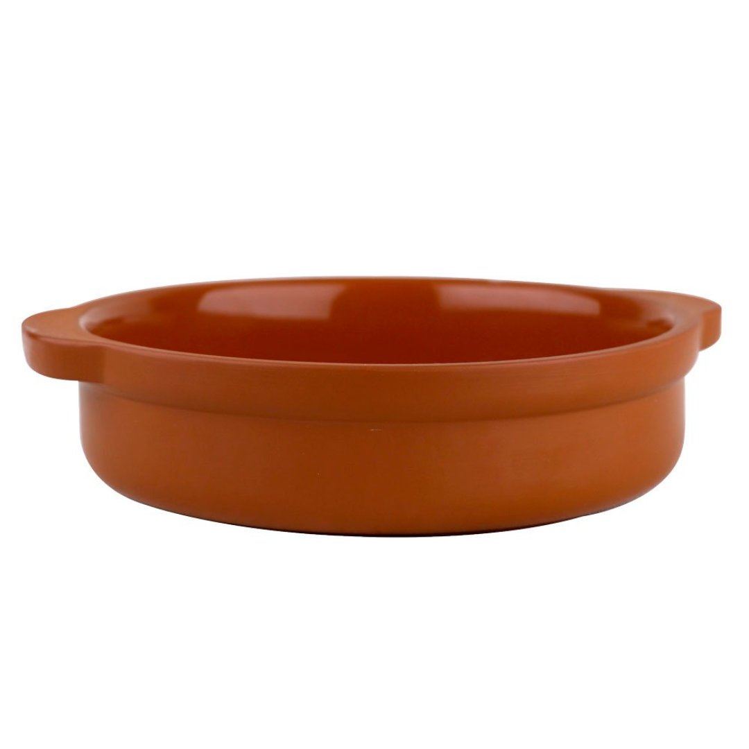 Fotografia para o produto Travessa Taverna redonda em ceramica L20xP18xA4,5cm cor marrom