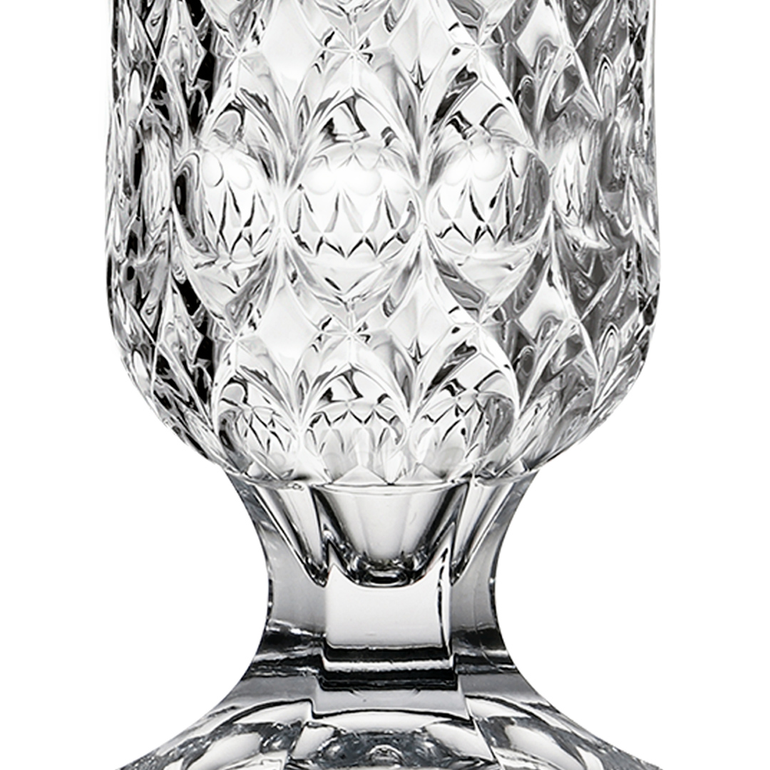 Fotografia para o produto Vaso com pé em cristal ecológico 015xA23.5cm