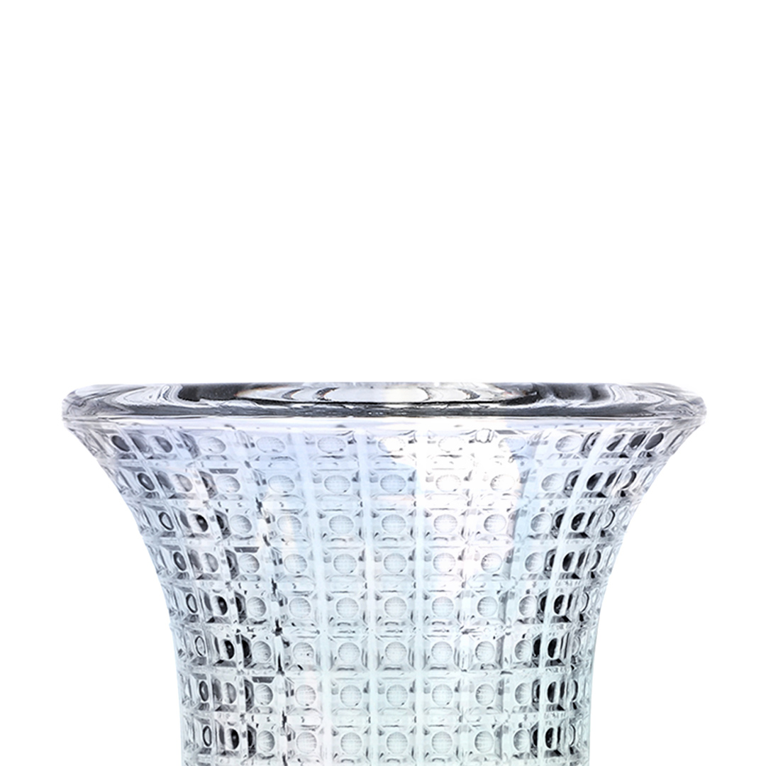 Fotografia para o produto Vaso com pé em cristal ecológico 015xA23.5cm cor furta-cor