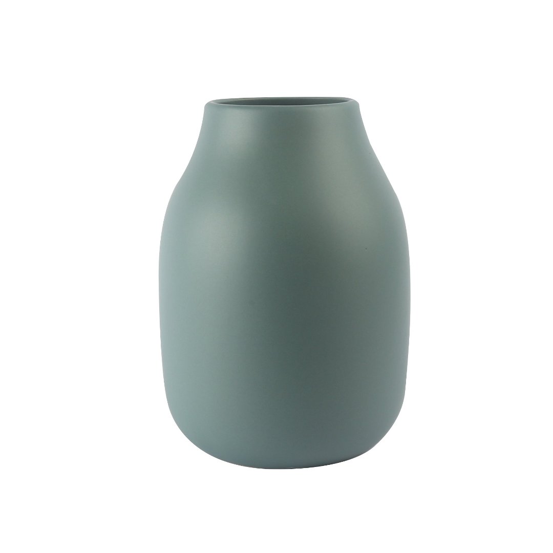 Imagem ilustrativa para Vaso em cerâmica P17,5xL17,5xA25cm verde menta