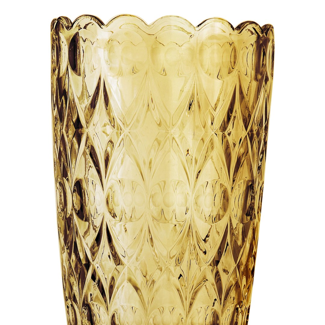Fotografia para o produto Vaso em cristal ecológico 015xA30cm cor âmbar