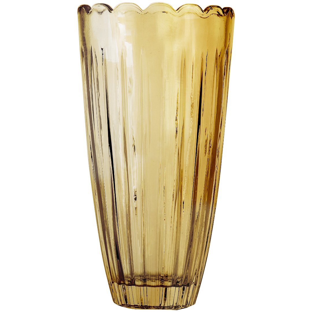 Fotografia para o produto Vaso em cristal ecológico 015xA30cm cor âmbar