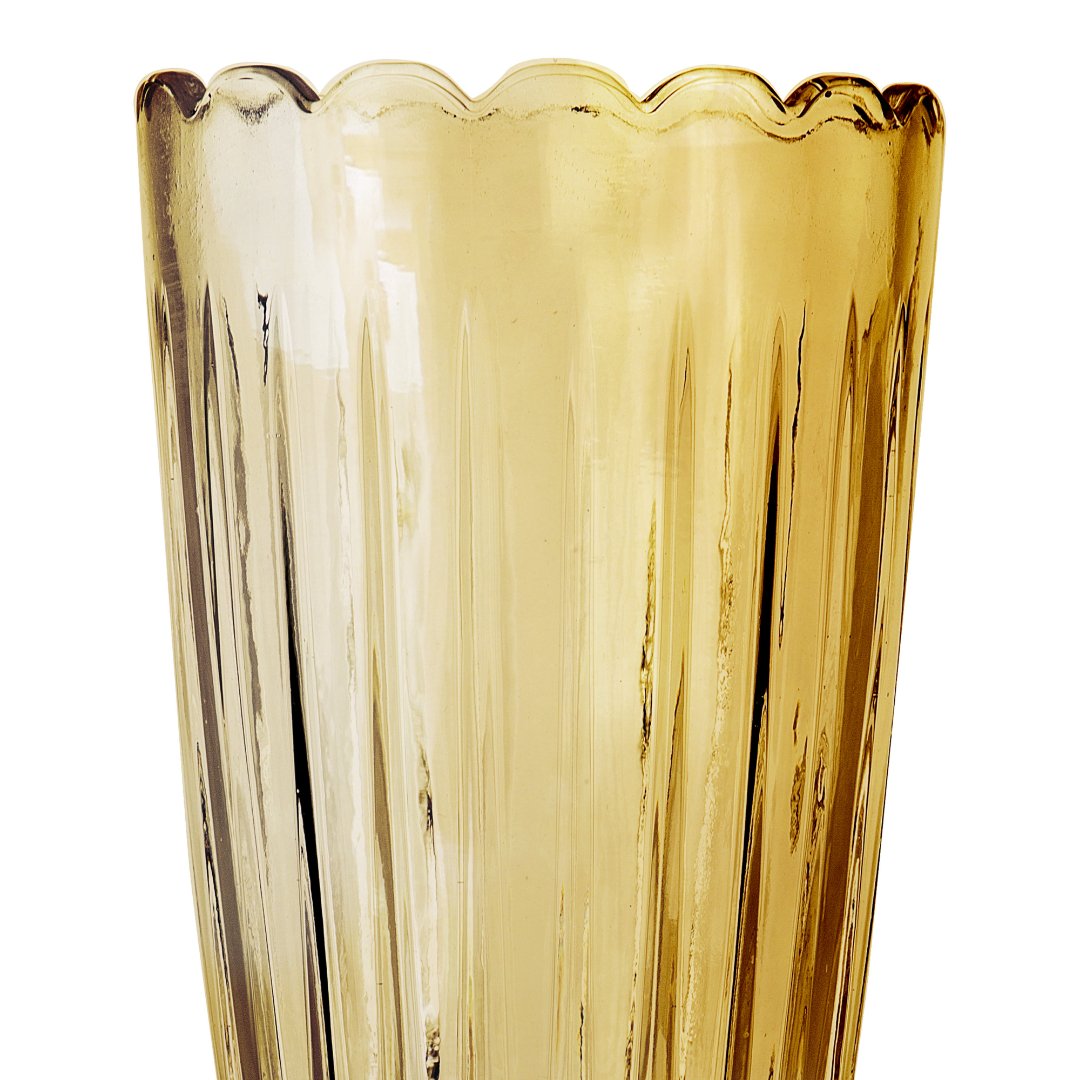 Fotografia para o produto Vaso em cristal ecológico 015xA30cm cor âmbar