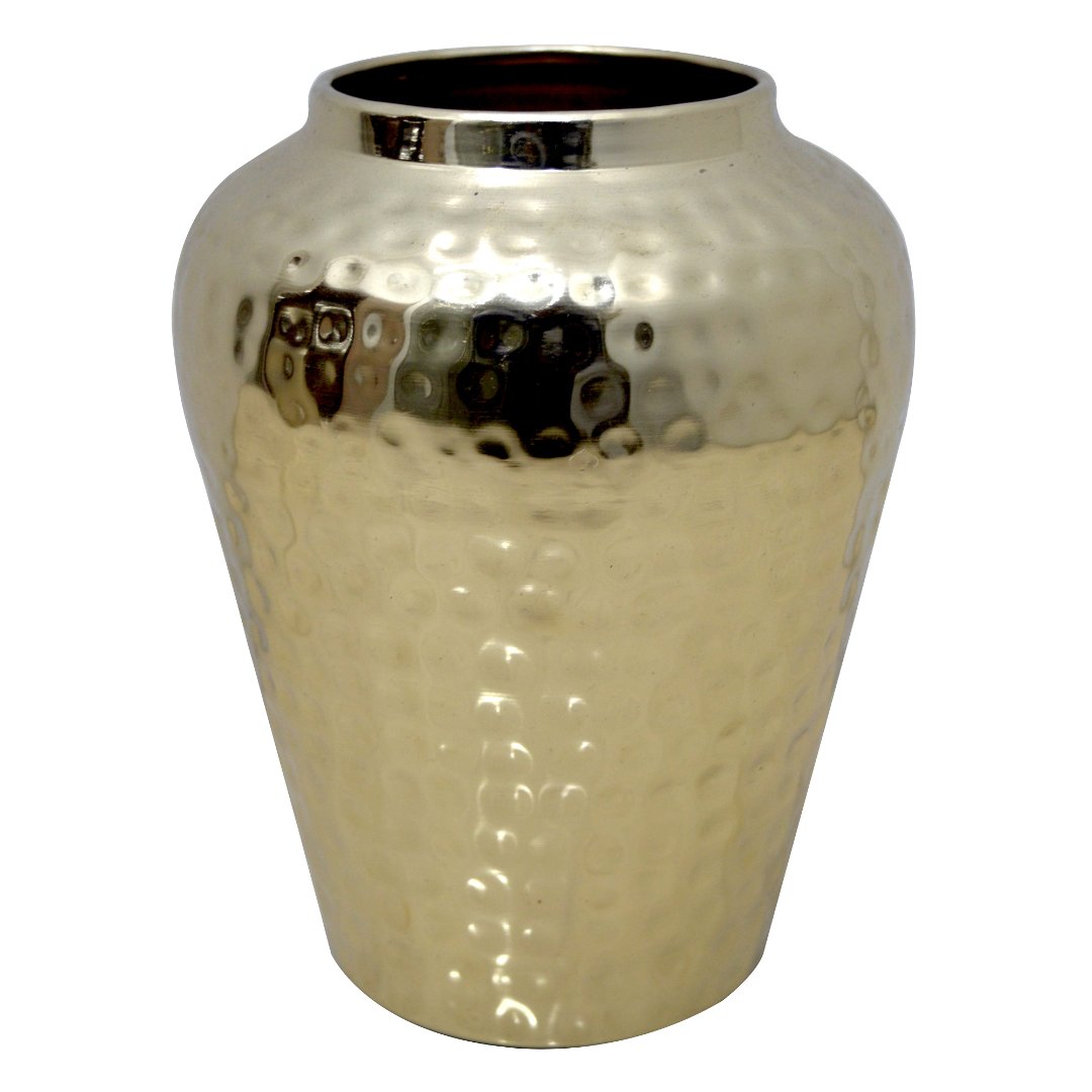 Imagem ilustrativa para Vaso em ferro 14xA20cm cor dourada