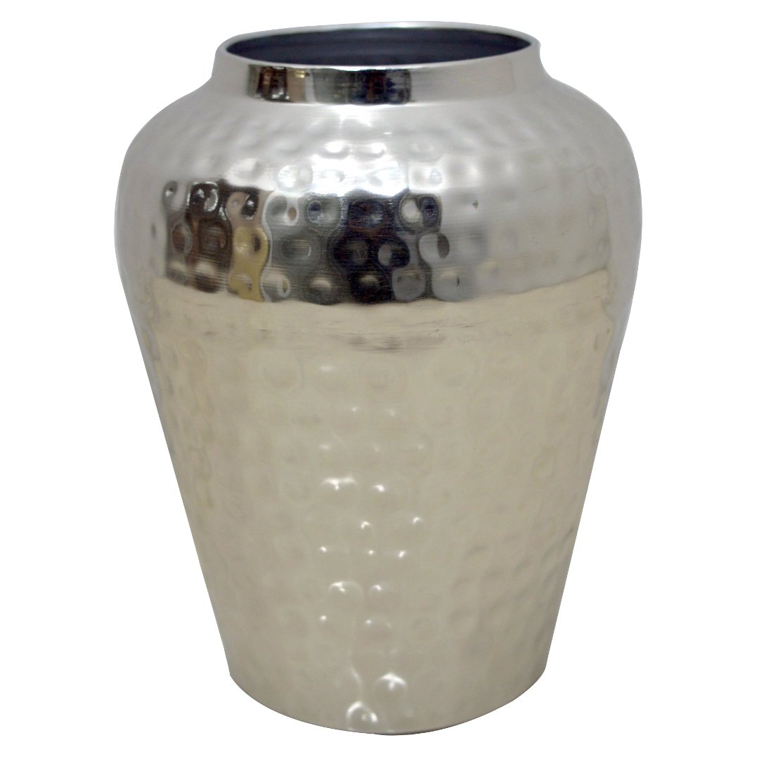 Fotografia para o produto Vaso em ferro 014xA20cm cor prata