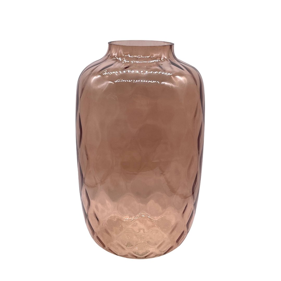 Imagem ilustrativa para Vaso em vidro A32,50cm caramelo