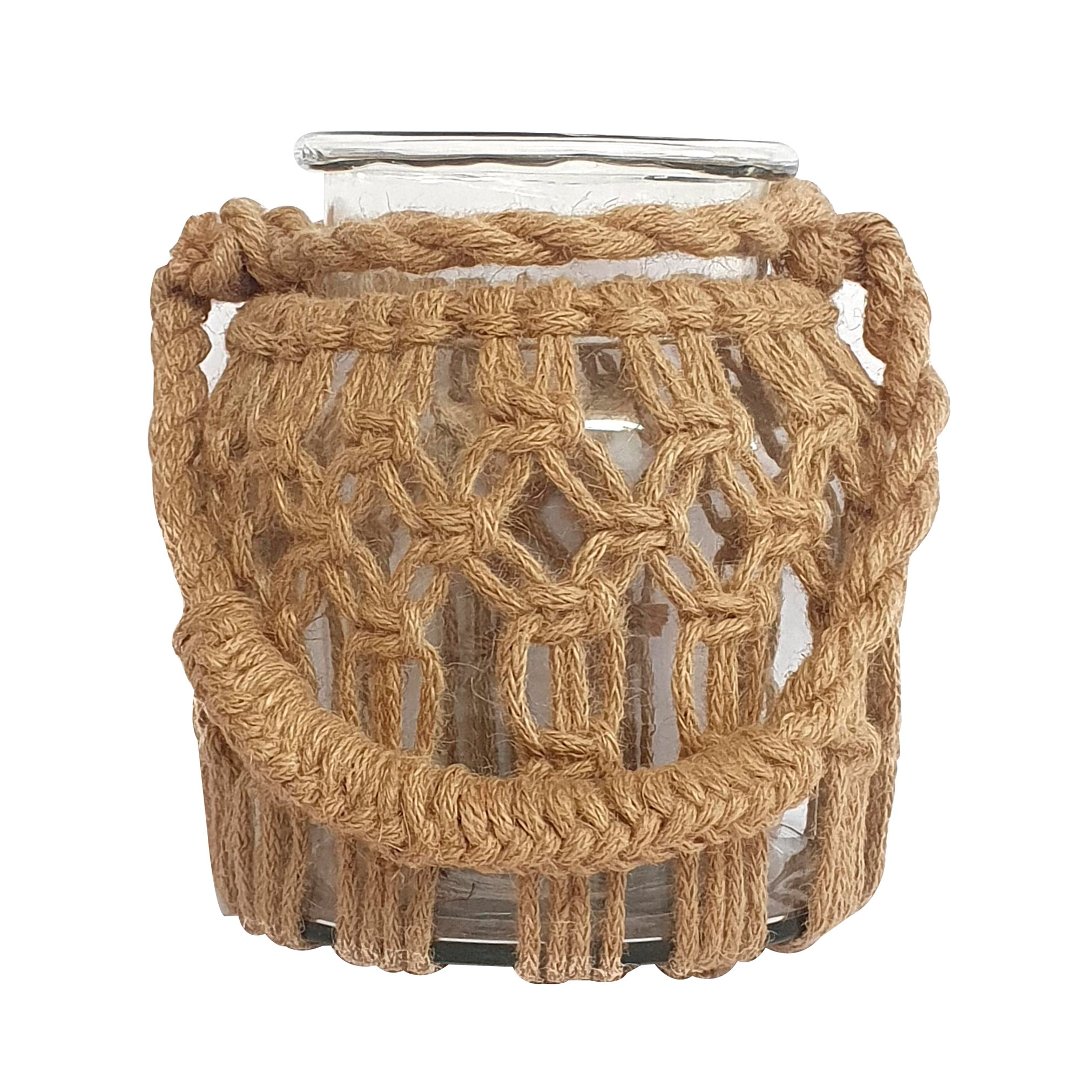 Fotografia para o produto Vaso em vidro revestido em fibra sintética 010xA11cm