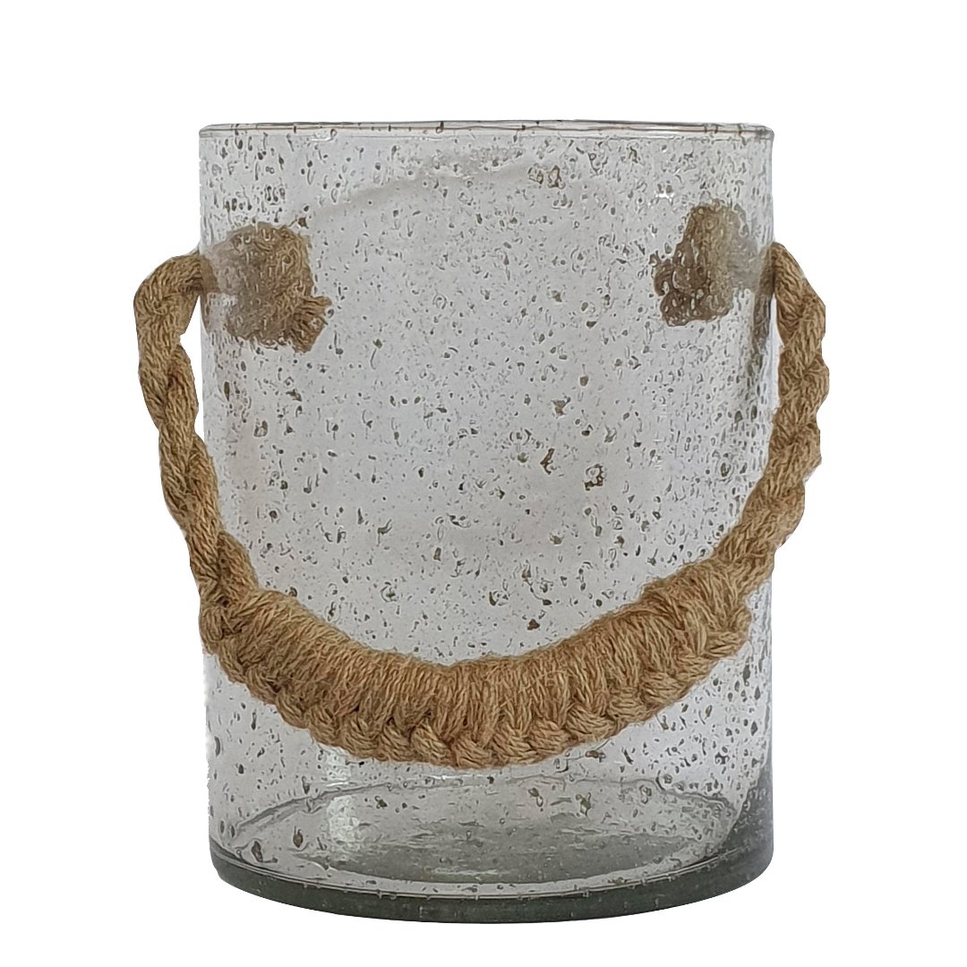 Fotografia para o produto Vaso em vidro revestido em fibra sintética 018xA19cm