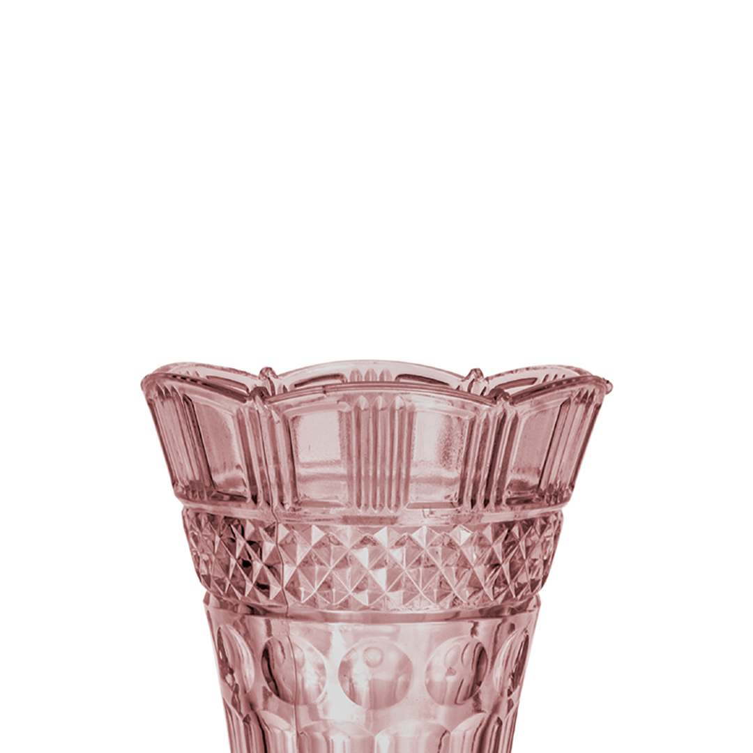 Fotografia para o produto Vaso floreiro acinturado em cristal ecológico 013xA24cm