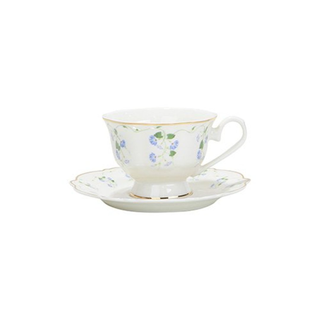 Imagem ilustrativa para Xícara e pires para chá em new bone china 180ml